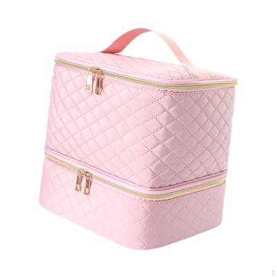 Nagellack-Tragekoffer,Gel-Organizer und Aufbewahrungsbox,2 Ebenen,Tragbar