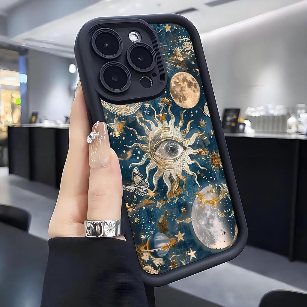 Black Groove Sunglasses Design Full Coverage Phone Case for Samsung & iPhone 15/16/17