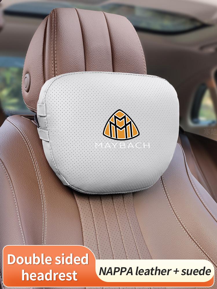 Car Headrest Neck Support Neck Pillow Seat Waist Cushion For Maybach S Class S400 S450 S480 S500 S580 S650 S680 GLS480 GLS600