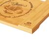 Chopping Board Bamboo Charcuterie Board Grooves Design Cheese Board Food Serving Tray for Home Kitchen
