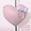 22inch Pink Red Black Heart Shaped Foil Balloons with Bow Valentines Day Wedding Party Decorations Birthday Baby Shower Balloons