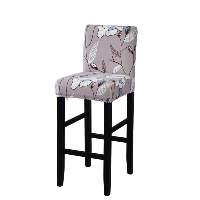 Stretch Bar Stool Covers Stretch Bar Stool Chair Covers, Counter Height Chairs Covers for Kitchen Dining Room Cafe Furniture