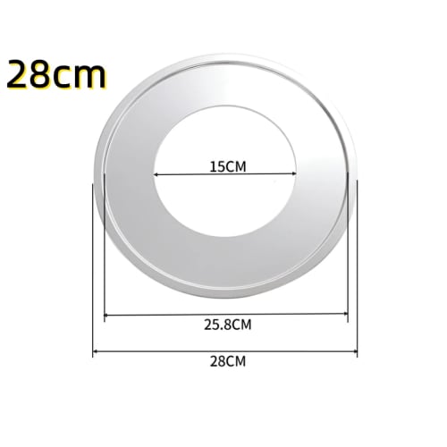 Stainless Steel Steamer Tray, Suitable for Chinese Steamers, 18.1cm-32cm (28cm)