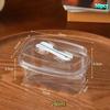 50Pcs Pudding Cups With Lids Plastic Boxes Ice-Cream Mousse Dessert Picnic Party Packing Dessert Cups With Spoon
