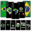Brazil Brazilian Flag Football Phone Case For Huawei P30 Lite P50 Pro P20 P40 Lite E P Smart Z 2021 Y6 Y7 Y9 2019 Y6p Y9s Cover