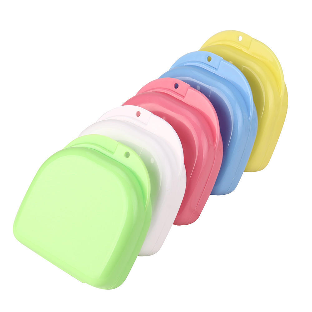 Boîte de rangement pour fausses dents, appareil de bain pour prothèses dentaires, panier de rinçage