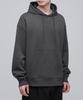 Flat Terry Oversized Hooded Sweatshirt [Gunmetal]