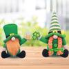 Faceless Gnome Doll Scandinavian Felt Dwarfs Doll for StPatricks Day Home Tabletop Decoration Carnival Party Props Doll
