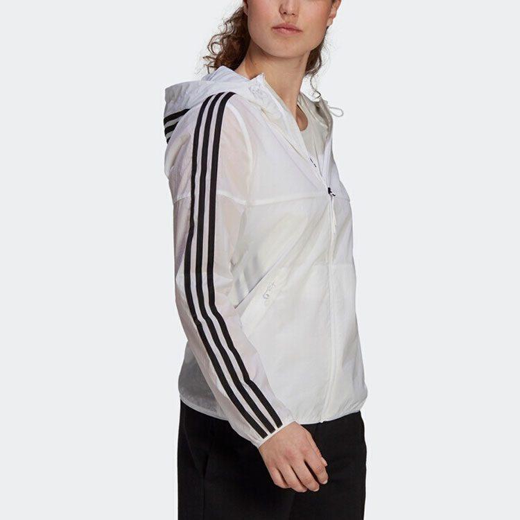 Adidas Windbreaker Jacket Fall Women's White GQ0564
