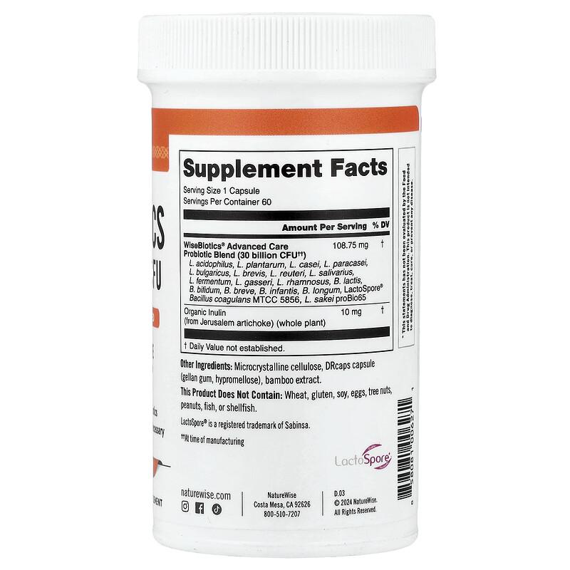 Probiotics, 60 Capsules