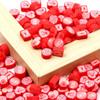 20/50/100 pieces 10mm clay bead bracelets made of red/pink rose envelopes, heart-shaped polymer clay bead jewelry, DIY bracelets, earrings accessories