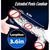 Penis Extension Sleeve Vibrator Extender Reusable Condoms Delay  Ejaculation Dick Sleeve G Spot Stimulation Adult Sex Toys