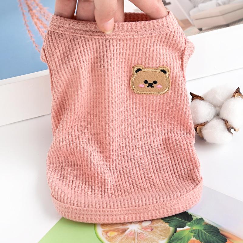 Pet clothing cat dog clothing small dog spring and summer thin vest breathable