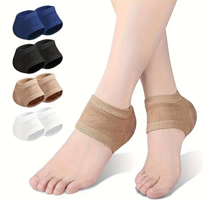 2pcs Silicone Heel & Foot Protector Pads - Ankle Support, Pain Relief for Long Standing, Prevents Cracks, Comfortable Walking Aid, Ideal Christmas