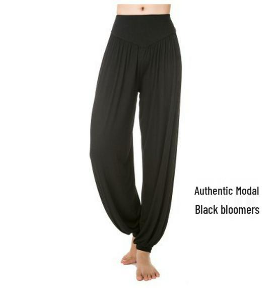 Женские модальные брюки-фонарики для йоги и танцев 2017 XXL