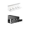 Space Saving Under Desk Storage Shelf With Cable Holder And Cord Organizers Easy No Tools Installation For Home Use