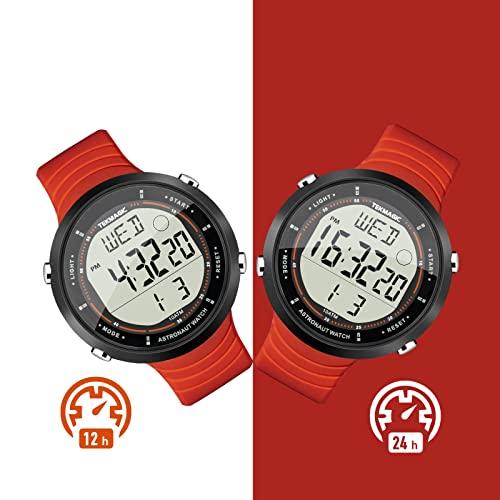 Multifunction Sports Watch for Women, 100m Water Resistant, Perfect for Swimming, Diving, and Surfing, with Alarm, Calendar, Stopwatch, Dual Time, and
