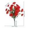 Artificial Flowers Morning Glory Eucalyptus Artificial Fake Flowers Home Outdoor Courtyard Flower Arrangement Decoration
