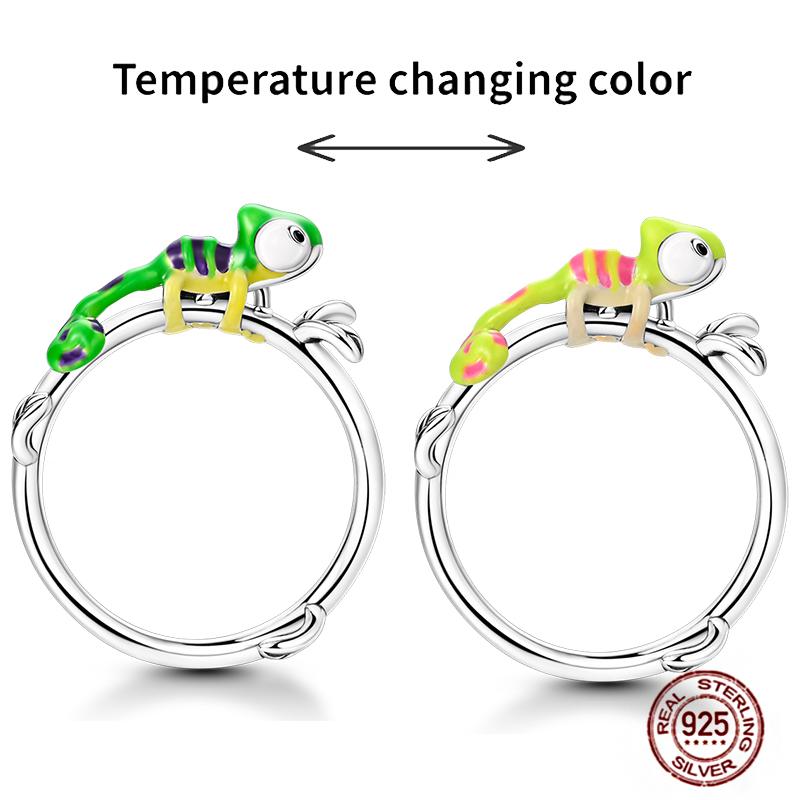 Shine Women koppar Fingerringar 925 Sterling Hjärta Krona Glöd Eldfluga Stjärna Sol Tusensköna Stapelbar Originalring Årsdag Zirkon