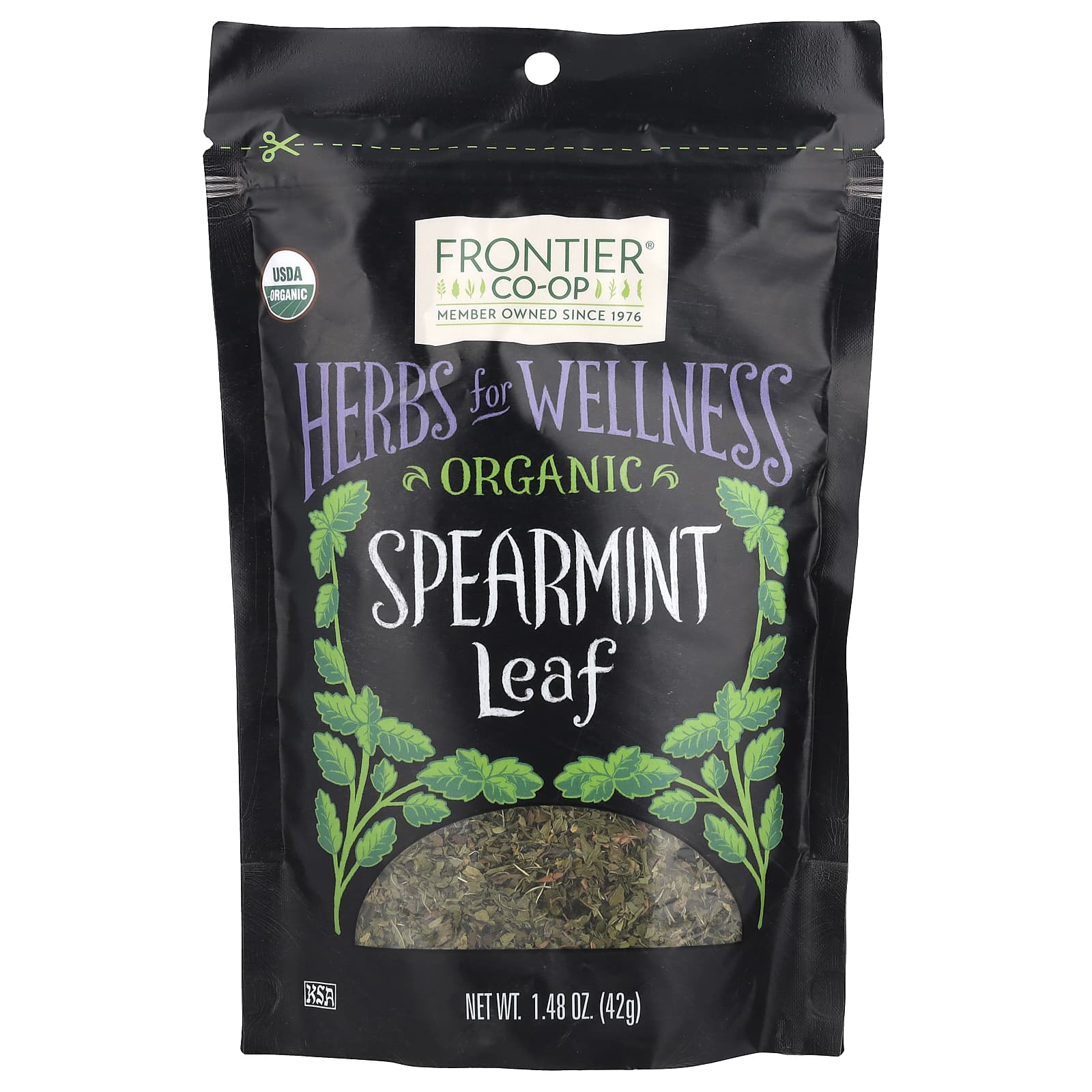 

Frontier Co-Op, Organic Spearmint Leaf, 42G(1.48Oz)
