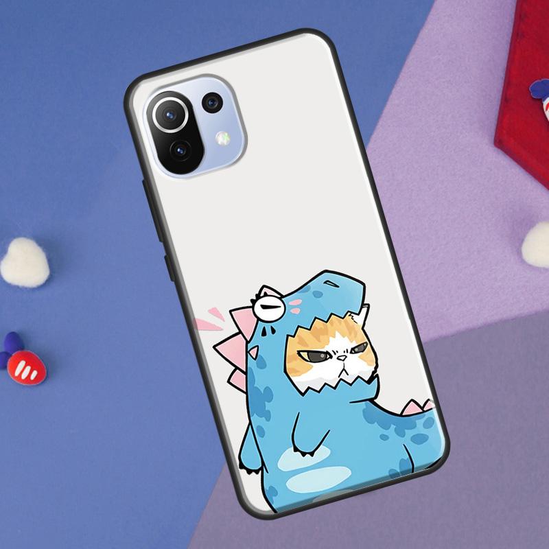 Couple Matching Cute Dinosaur Cover For Xiaomi 14 Ultra 13 11T 12T 13T 14T Pro POCO X7 X6 Pro X3 X5 F3 F5 M6 F6 Pro Case