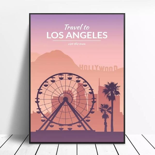 City Map Poster London New York Paris Spain Nordic Wall Art Canvas Painting Wall Pictures For Living Room Home Decoration No Frame