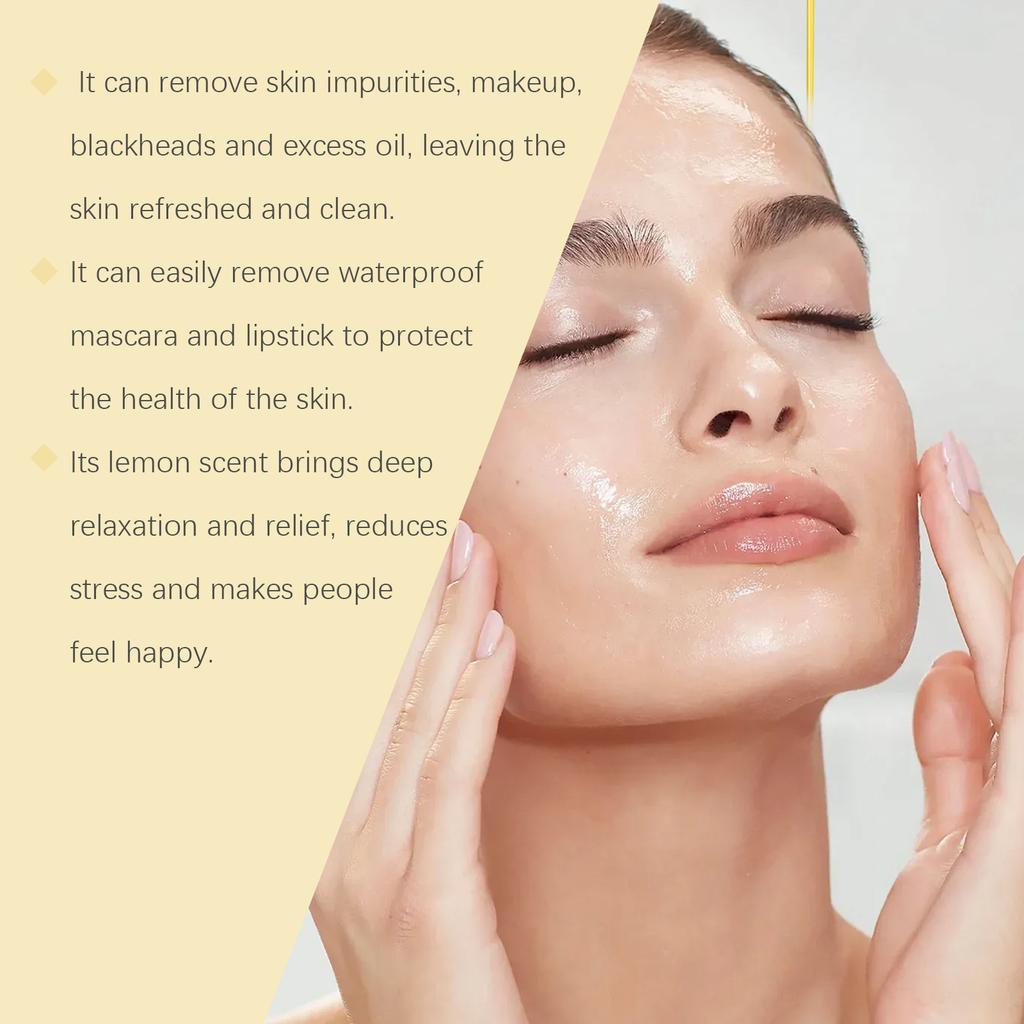 Cleansing Oil Makeup Remover Oil Deep Cleansing Pore Dirt Remove Blackhead Non-greasy Smooth Refreshing Deeply Nourishes Skin