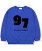 UNION GARMENTS 97 Garments Fleece-Lined Oversized Sweatshirt Blue