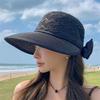 Korean Style Mesh Wide Brim Sun Hat: Women's Summer Beach & Travel Sun Protection Cap