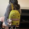 Vintage Wildleder Einfacher Rucksack für Damen Neu Große Kapazität Pendler Schultasche Bequeme und Vielseitige Textur Aufbewahrungstaschen