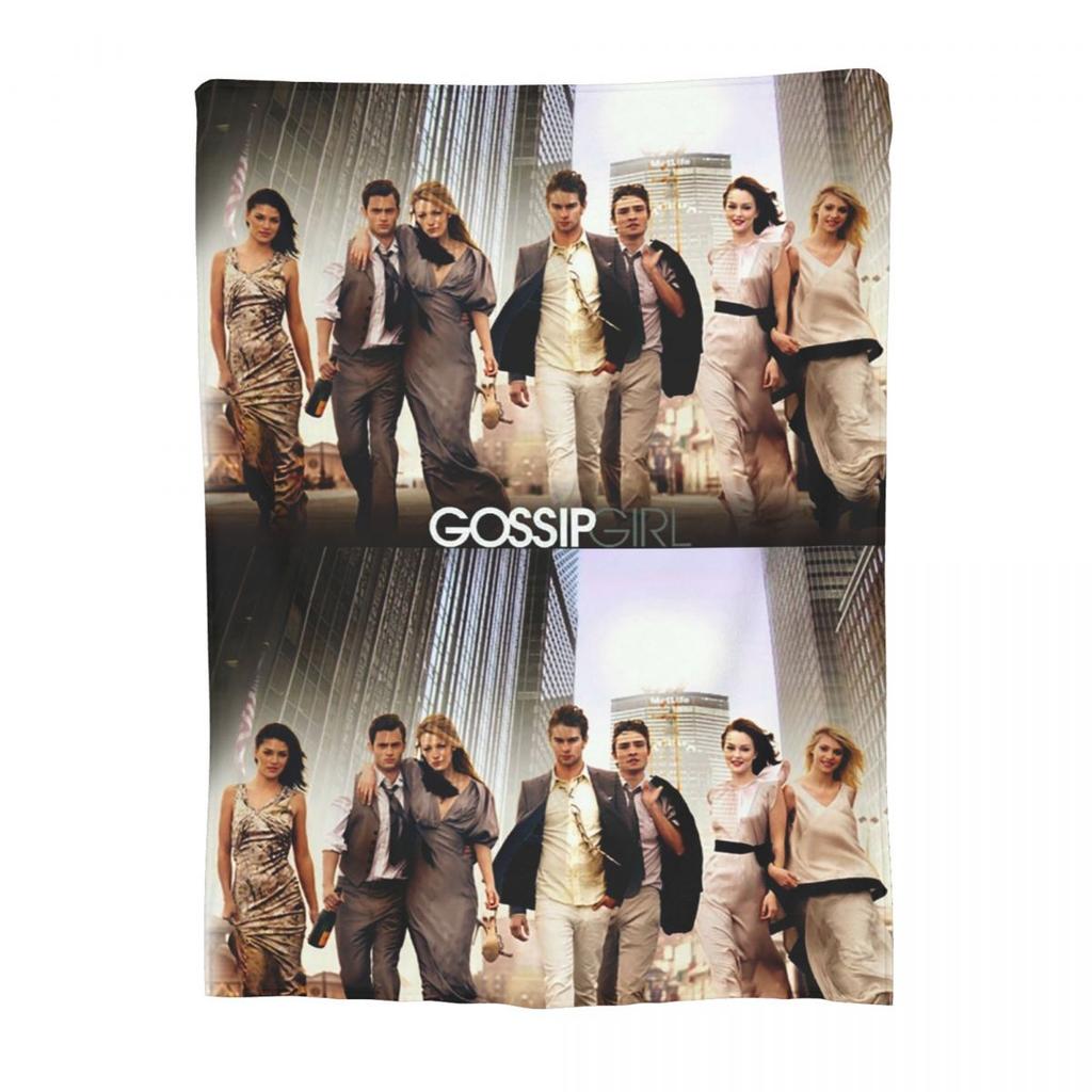 Couvertures Gossip Girl Couverture Polaire Jeté de Canapé Couvertures Respirantes pour Canapé Literie Jetés de Bureau Couvre-lit Couette
