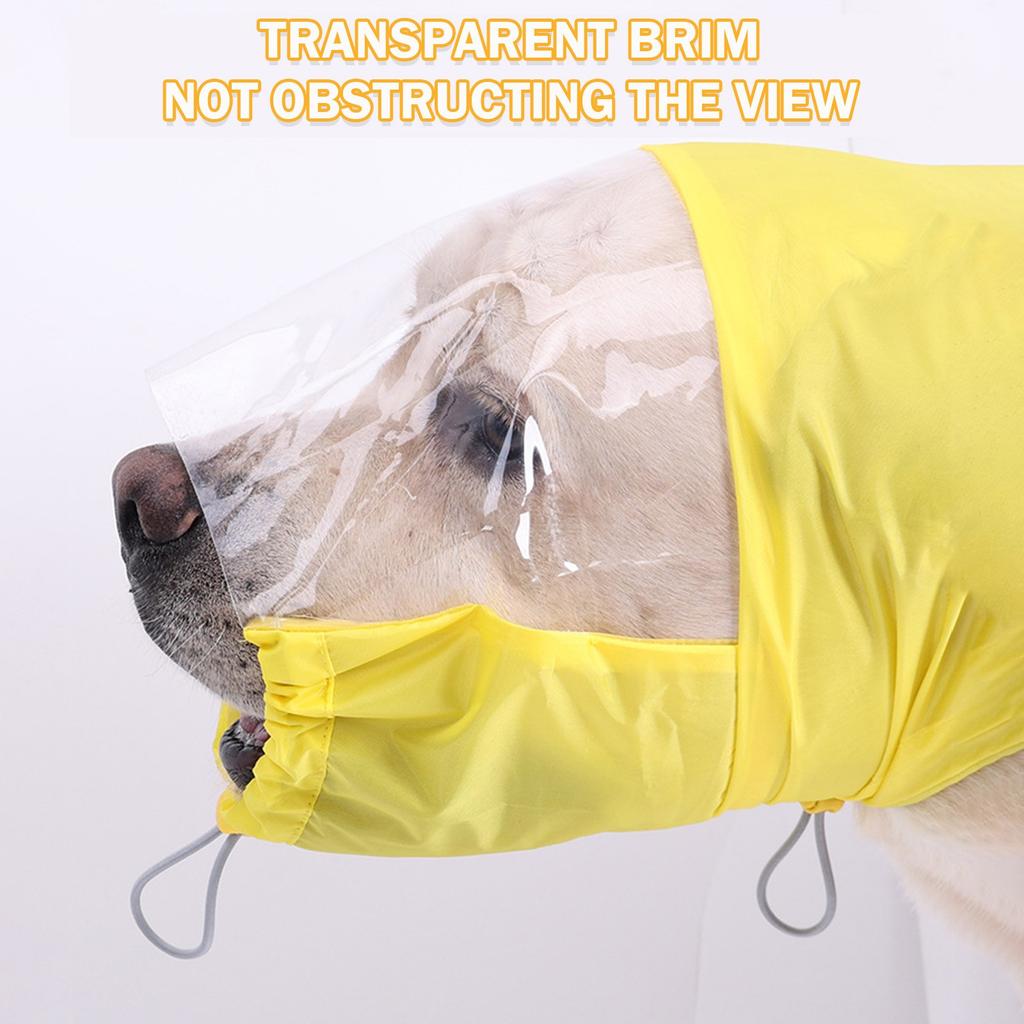 Keep Your Pet's Ears Dry With Our Pet Ear Cap! Perfect For Baths, This Dog Shower Hood Protects Ears From Water. Soft, Comfortable