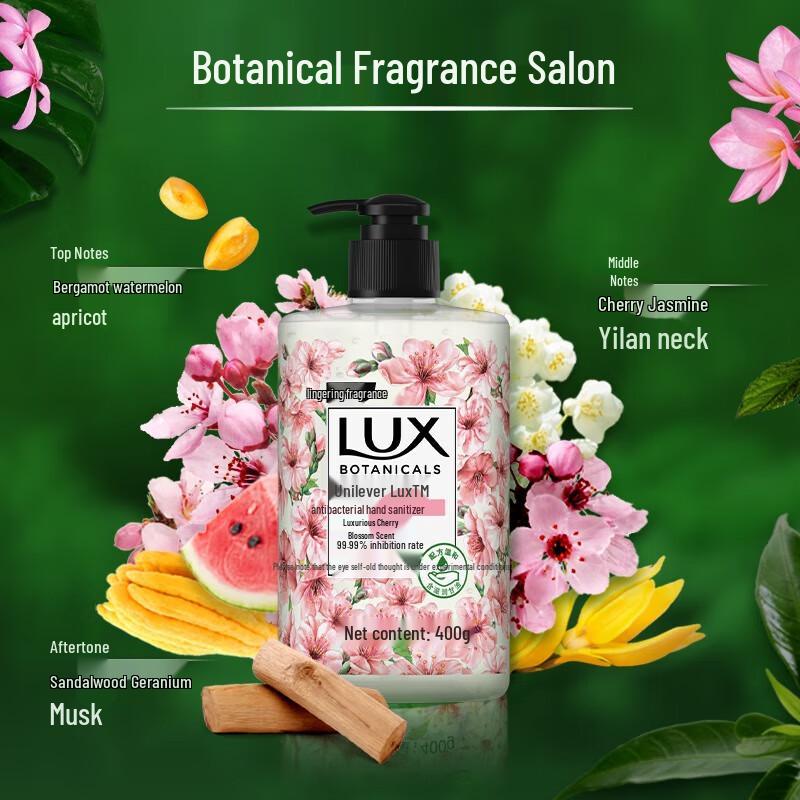 lux Cherry Blossom Antibacterial Hand Wash 3-Pack
