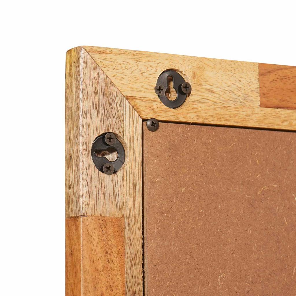 Bathroom Mirror with Storage Artisan Oak Finish 50 x 70 x 2.5 cm
