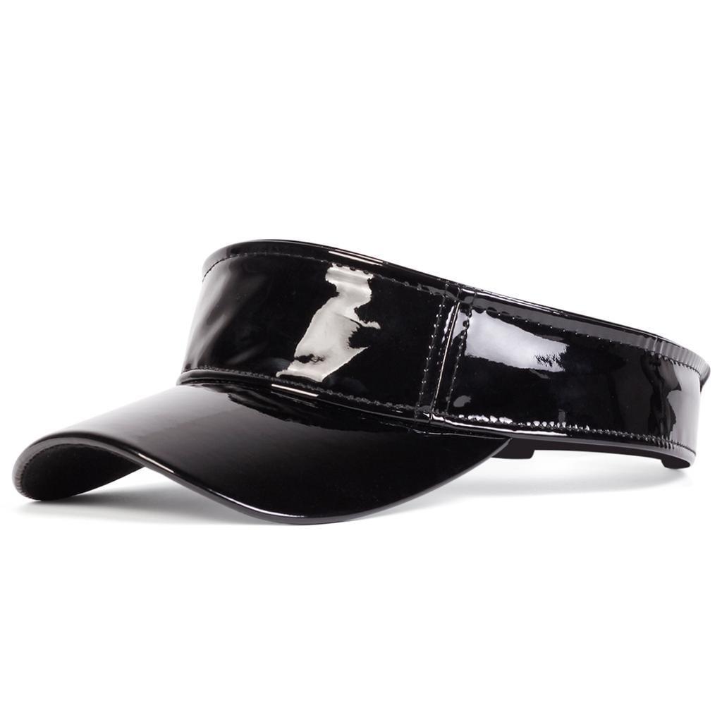 Iridescent Visor Hat – Unisex Open-Crown Sun Cap for Summer! UV Protection, Sporty & Trendy Laser-Finish Outdoor Visor for Men & Women