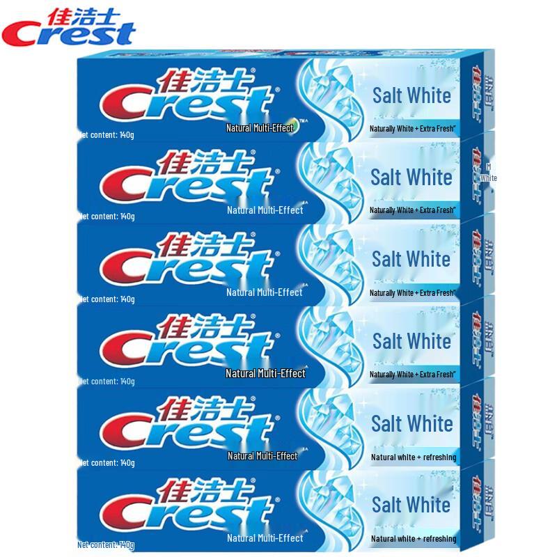 

Crest Deep Clean Salt Whitening Toothpaste (Cool Mint, 6-Pack)