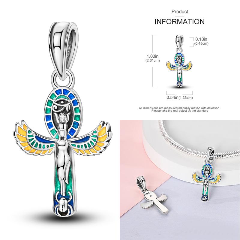 Christmas Charms Copper Elk Santa Claus Bead Snowflake Bell Snowman Charm Fit Original Bracelet Diy Jewelry