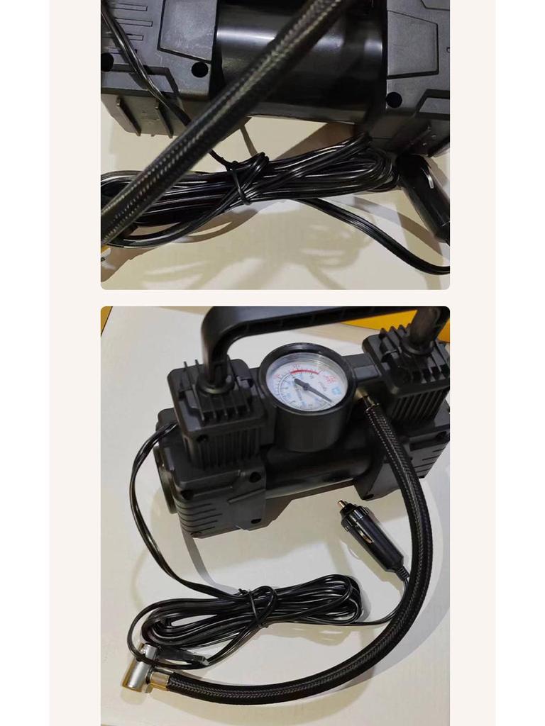 19-Cylinder Portable Car Air Pump with Light - High Power Tire Inflator