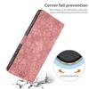 For Honor X8c 4G Flip Case Cherry Blossom Pattern Leather Wallet Stand Phone Cover with Wrist Strap