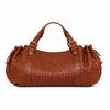 Borsa Boston Intrecciata da Donna, Borsa a Mano Minimalista Monocolore, Borsa a Spalla Singola per Lavoro e Pendolarismo, Borsa da Mano da Donna
