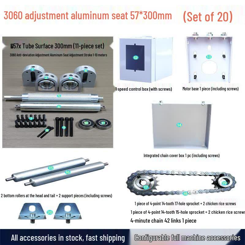 Conveyor Belt Rollers Set