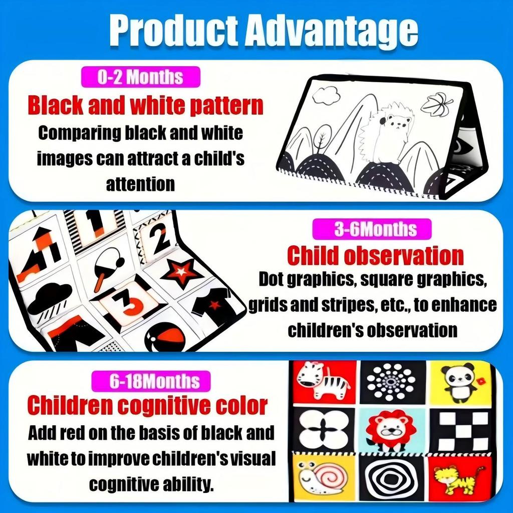 Educational Baby Vision Training Car Safety Mirror Toy