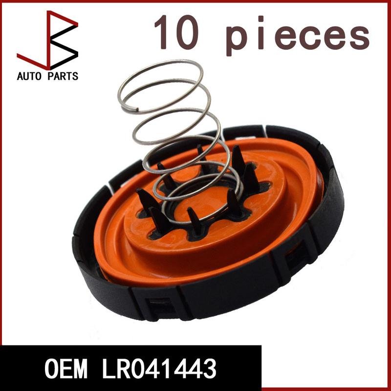 10pcs/lot LR041443 PCV Valve Cover Membrane Kit for Land Rover Range Rover Jaguar XJ XF XK 5.0L 2010-16 LR010780  LR032082