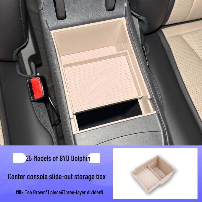 BYD Dolphin Center Console Armrest Box Storage Accessory