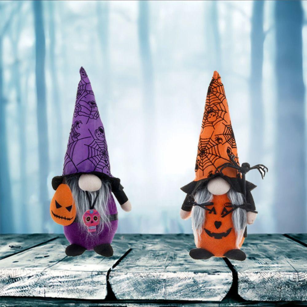 Cartoon Faceless Doll Cute Dwarf Plush Doll Atmosphere Decoration Halloween Gnomes Doll  Desktop