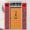 Red Graduation Photography Backdrop Congrats Grad Graduates Theme Background  Adults Kids