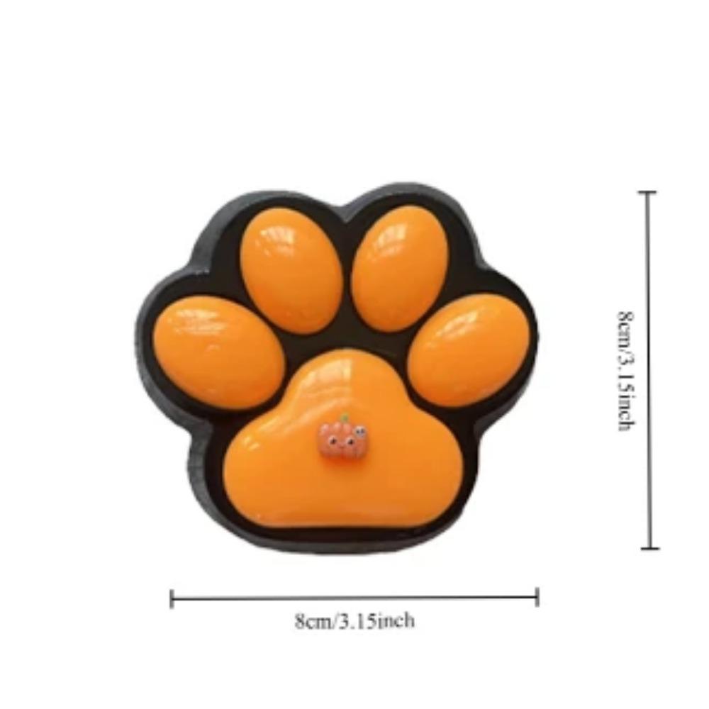Squishy Cat Paw Stress Relief Toy Soft Jelly Feel Squeeze Toy Gadget for Kids & Adults X-mas Anti-Anxiety Gifts Squeeze Toys