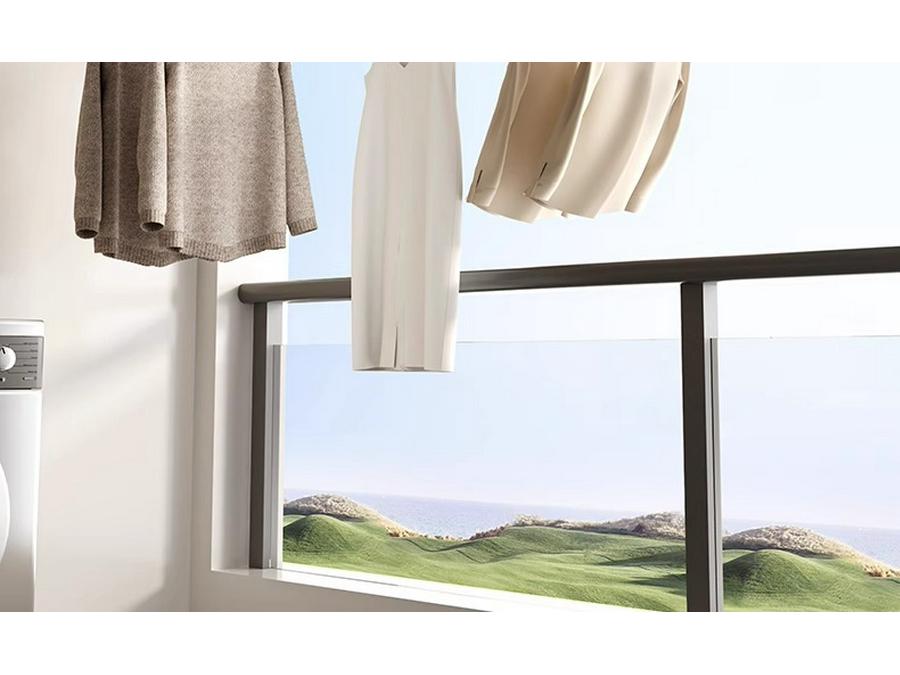 Invisible Retractable Folding Clothes Drying Rack for Indoor/Outdoor Use