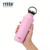 750ML Insulated Water Bottle with Handle Vacuum Flask Leak-Proof Portable Thermoses Matte Finish Cup for Outdoor Sports