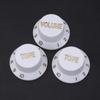 3pcs Plastic Electric Guitar Bass Volume Knob Potentiometer Caps